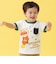 アンパンマン ばいきんまんリーフ柄ポケットTシャツ