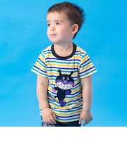 アップリケマルチボーダーTシャツ