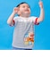 お座りアンパンマン切替ボーダーTシャツ