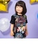 光る花火柄半袖Tシャツ
