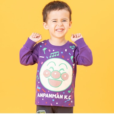 アンパンマンばいきんまんスマイル長袖Tシャツ