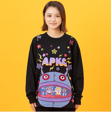 だだんだんBIGアップリケ長袖Tシャツ大人