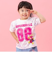 総柄ナンバー半袖Tシャツ