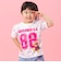 総柄ナンバー半袖Tシャツ