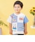 パッチワーク半袖Tシャツ