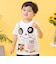 アップリケヘッドフォン半袖Tシャツ