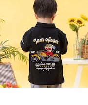 ジャムおじさんバイク刺繍シャツ