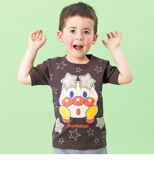光る!アンパンマンばいきんまんサングラスTシャツ