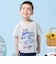 アップリケ切替半袖Tシャツ