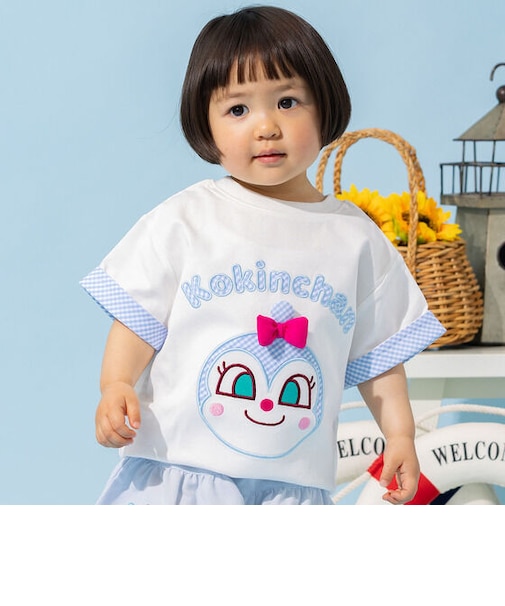 くるっと2WAY半袖Tシャツ アンパンマン コキンちゃん