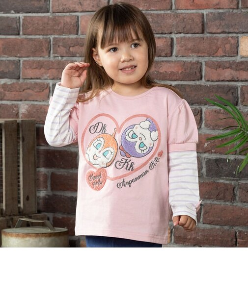 袖取り外しドキンちゃんコキンちゃん長袖Tシャツ