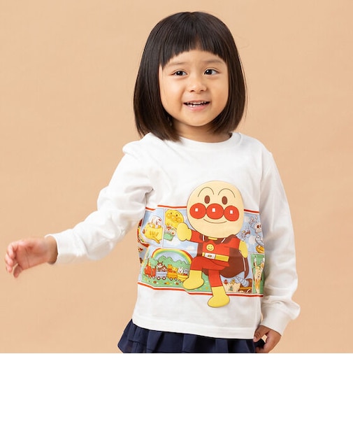 アンパンマンとなかまたち長袖Tシャツ