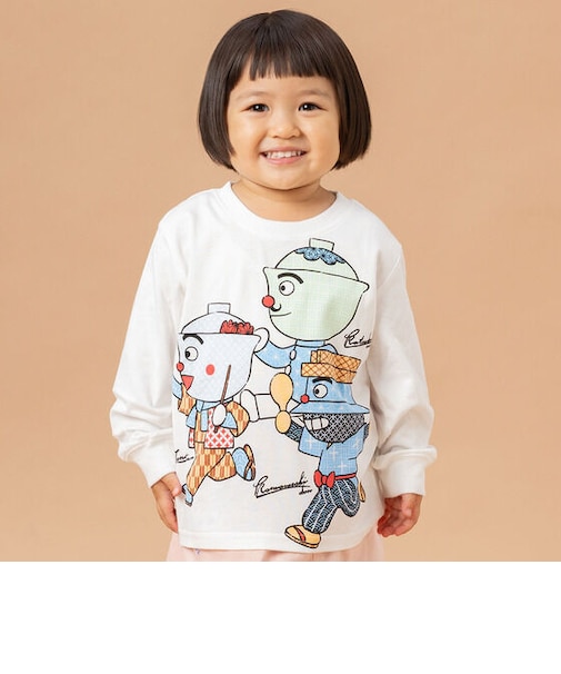 どんぶりまんトリオ和柄長袖Tシャツ