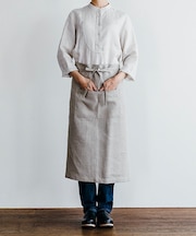 リネンギャルソンエプロン ナチュラル | fog linen work