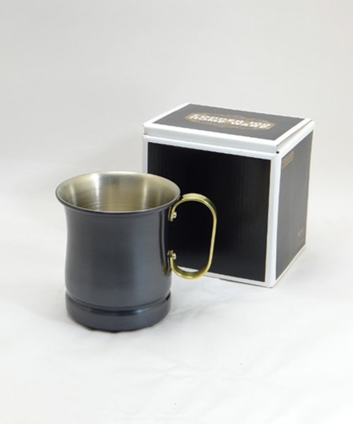 銅製ビアーマグ黒銅仕上げ 12oz 340ml