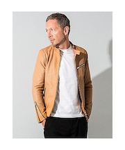 FILLMORE 本革 ディアスキンシングルライダースジャケット メンズ フィルモア SRS19A