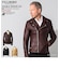 FILLMORE 本革 ディアスキンダブルライダースジャケット メンズ フィルモア DRY13A