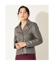 本革 ダブルライダースジャケット レディース DRY02LB
