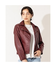 本革 ダブルライダースジャケット レディース DRY02LB