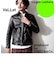 【vibecaコラボ】VALLET 本革 シングルライダースジャケット メンズ ヴァレット VALLET01AN