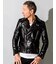 Liugoo Leathers 本革 UKダブルライダースジャケット 着脱ライナー DRY02A