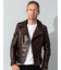 Liugoo Leathers 本革 UKダブルライダースジャケット 着脱ライナー DRY02A