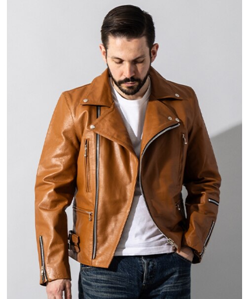 Liugoo Leathers 本革 UKダブルライダースジャケット 着脱ライナー DRY02A