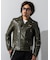 Liugoo Leathers 本革 UKダブルライダースジャケット 着脱ライナー DRY02A