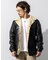 Liugoo Leathers 本革 総ボア レザーランチコート メンズ COT25A