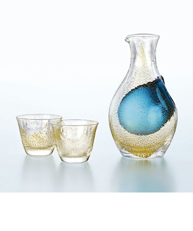 酒グラスコレクション 冷酒セット 金箔