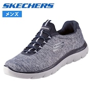 スケッチャーズ メンズ スリッポン スニーカー 靴 サミッツ フォートン 52813W ワイド幅 軽量 SKECHERS Summits Forton