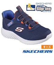 スケッチャーズ スリップインズ キッズ ジュニア スニーカー 男の子 女の子 運動靴 黒 ハンズフリー SKECHERS Slip-ins BOUNDER バウンダー ノーマル幅 403822L 303585L