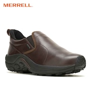メレル ジャングルモック メンズ スリッポン 履きやすい ビジネス 防水 レディース JUNGLE MOC EVO WATERPROOF U5006787 U5006789 黒 ブラック ダークブラウン 靴 MERRELL