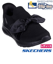 スケッチャーズ スリップインズ レディース スリッポン スニーカー ノーマル幅 リボン SKECHERS 117630