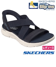 スケッチャーズ スリップインズ 立ったまま履ける レディース サンダル ゴーウォーク 靴 ノーマル幅 SKECHERS 141489 ハンズフリー