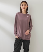 FILA/フィラ セット水着 水陸両用フィットネスウェア 上下2点セット 長袖Tシャツ イージーパンツ ヨガ ジム ランニング