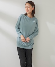 FILA/フィラ セット水着 水陸両用フィットネスウェア 上下2点セット 長袖Tシャツ イージーパンツ ヨガ ジム ランニング