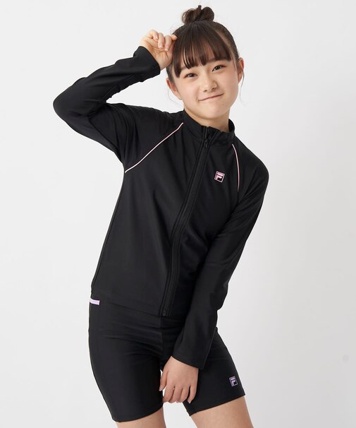 FILA/フィラ キッズ 子供 ジュニア 長袖フルZIPラッシュガード