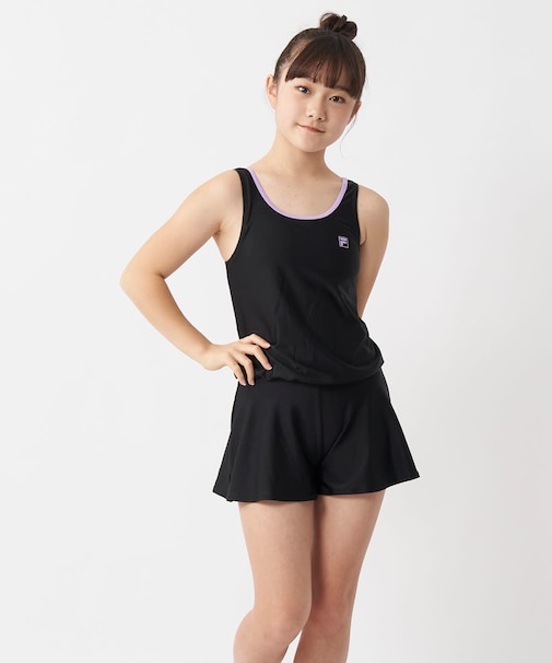 FILA/フィラ キッズ 子供 ジュニア スクール水着(キュロットワンピース)