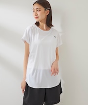 FILA/フィラ　水着セット　水陸両用　フィットネスウェア　上下3点セット　半袖Tシャツ　ショートパンツ　レギンス　ヨガ　ジム　ランニング