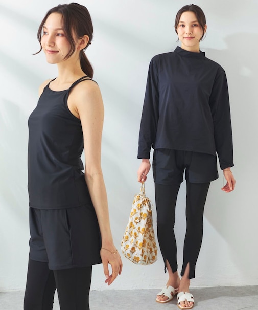 OceanPacific/オーシャンパシフィック  モックネックラッシュガード付き水着5点セット水着