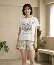OceanPacific/オーシャンパシフィック  4点セット水着 バックスリットＴシャツ ショートパンツ ラッシュT ラッシュガード