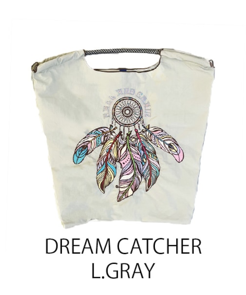 【Ball＆Chain/ボールアンドチェーン】DREAM CATCHER(M) 刺繍エコバッグ