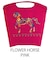 【Ball＆Chain/ボールアンドチェーン】FHM FLOWER HORSE(M) 刺繍エコバッグ