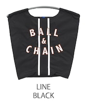 【Ball&Chain/ボールアンドチェーン】LINE刺繍 刺繍エコバッグ(M)