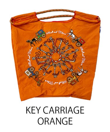【Ball＆Chain/ボールアンドチェーン】KEY CARRIAGE(M) 刺繍エコバッグ