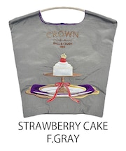 【Ball&Chain/ボールアンドチェーン】STRAWBERRY CAKE(M) 刺繍エコバッグ