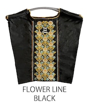 【Ball&Chain/ボールアンドチェーン】FLOWER LINE(M) 刺繍エコバッグ