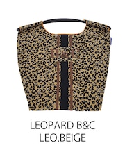 【Ball&Chain/ボールアンドチェーン】LEOPARD B&C(M) 刺繍エコバッグ