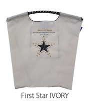 【Ball&Chain/ボールアンドチェーン】fast Star(M) 刺繍エコバッグ